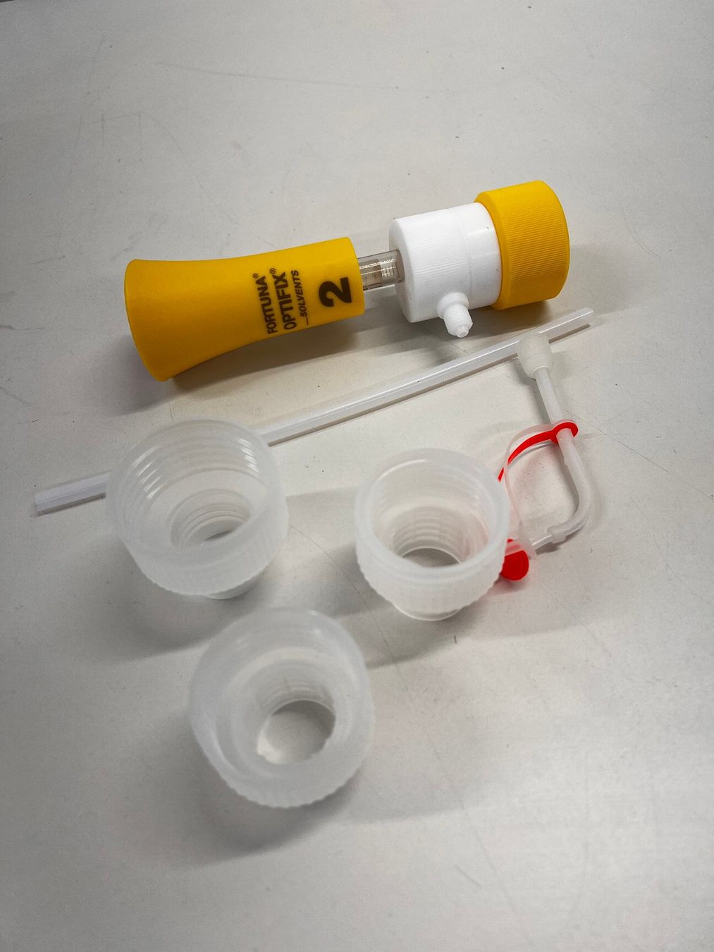 Accessori da laboratorio: Optifix Universal Flaschenaufsatz-Dispenser 2ml – Usato da Niederdorf venduto da LeptonAG_Labor 1