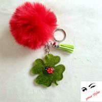 Schlüssel-Anhänger 🍀 "GLÜCKSBRINGER"🍀 handmade