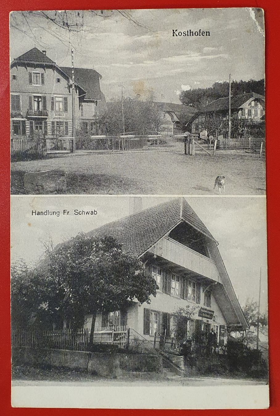 Cartoline postali: Kosthofen - 2 Ansichten – Usato da Kreuzlingen venduto da Rschweiz1