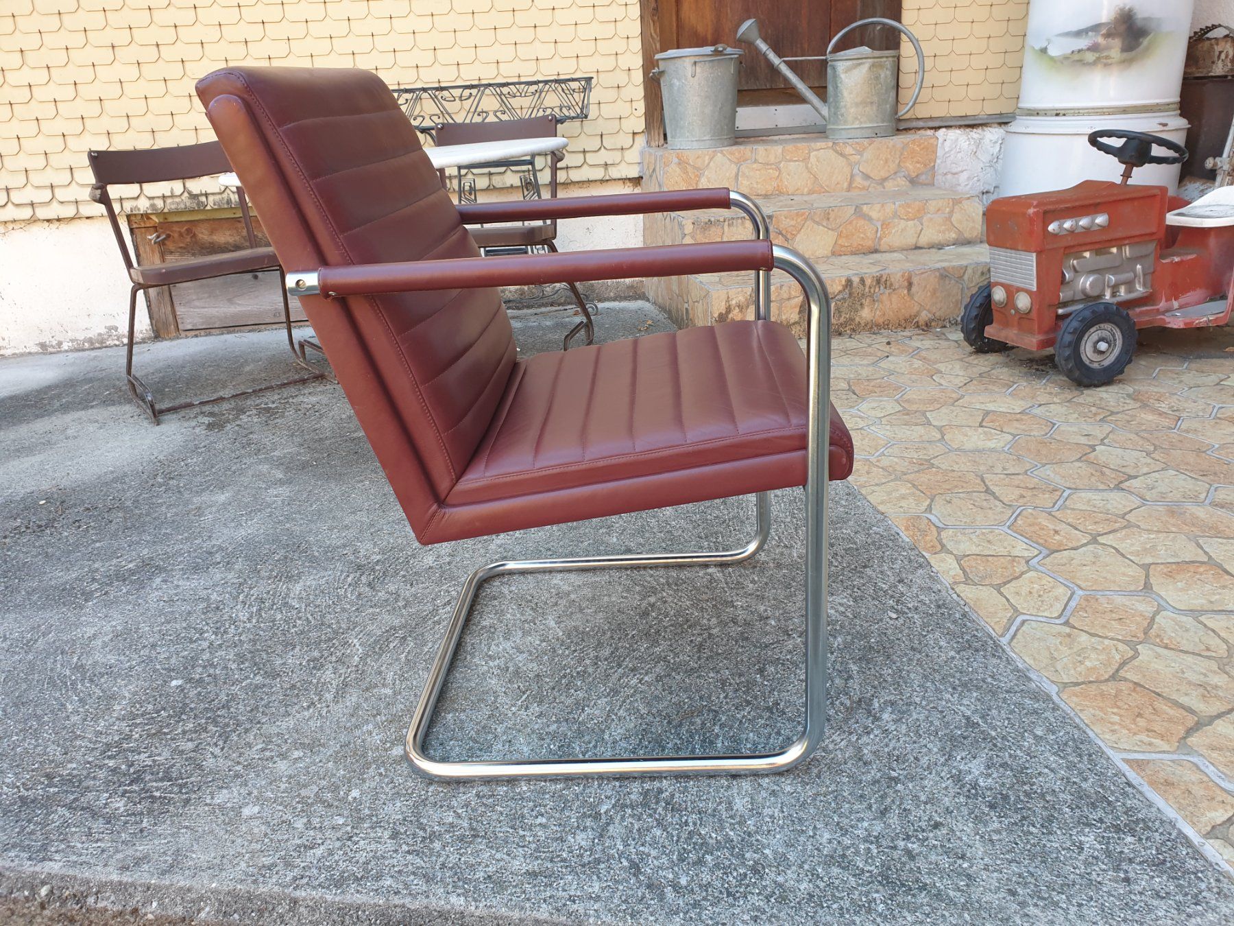 Poltrone: Freischwinger Sessel 70er Jahren – Usato da rebstein venduto da spacy73