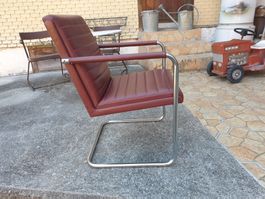 Freischwinger Sessel 70er Jahren
