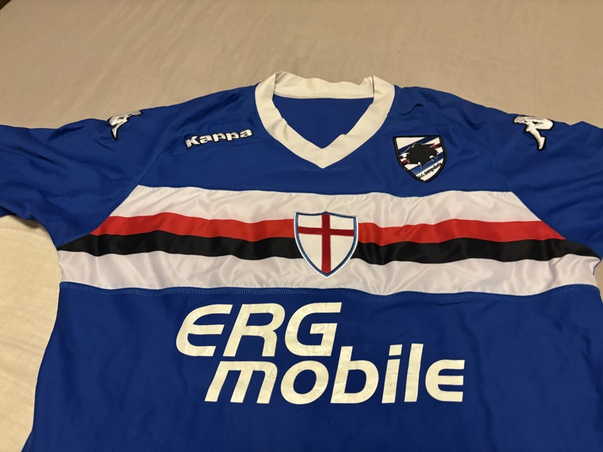 Kappa Canottiere & Pantaloni: Sampdoria maillot – Usato da Le Grand-Saconnex venduto da focamix 1