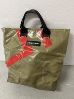 Tasche FREITAG Tote Bag in Beige/Oliv mit Orange