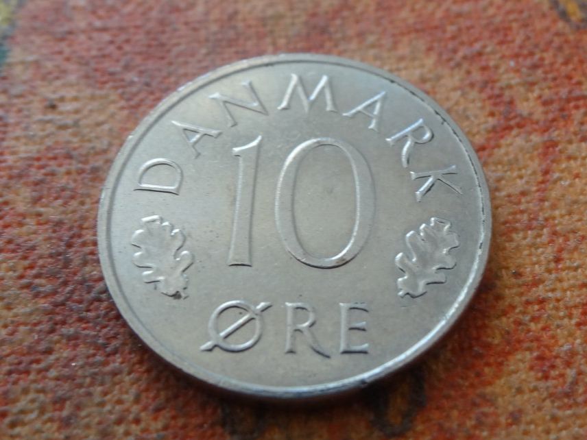 Toutes les monnaies: DANEMARK  10  Ore  1980 – D'occasion à Romanel-sur-Lausanne par Swift13 1