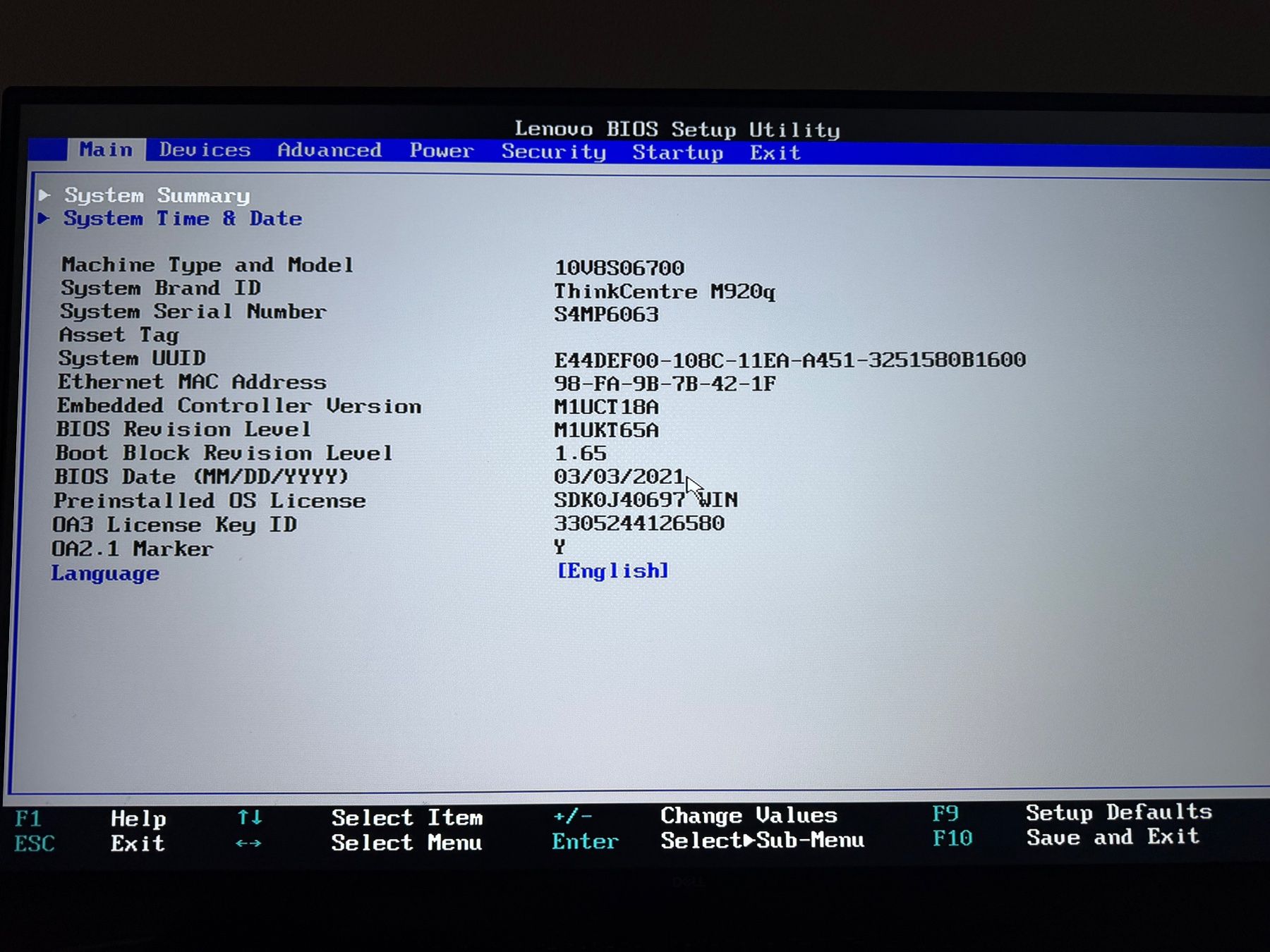 Lenovo PCs: Lenovo ThinkCentre Tiny Desktop m920q – Gebraucht aus Felsberg von Peter.jurga 6
