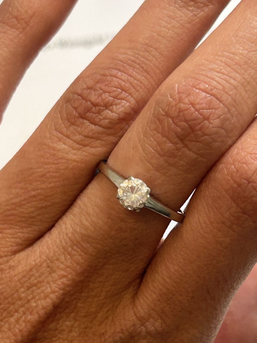 Anelli: Solitär Ring WG 750 mit Diamant – Nuovo (secondo la descrizione) da Ehrendingen venduto da Gintonic1991 3