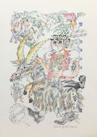ROBERT HILTBRAND LITHOGRPHIE SIGNIERT NUMMERIERT