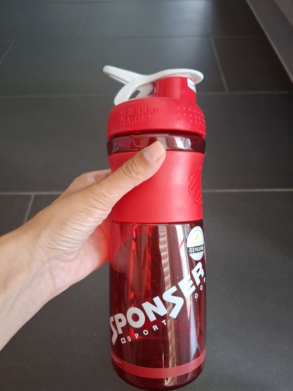 Borracce & Thermos: Sponsor Trinkflasche rot, 500ml – Nuovo (secondo la descrizione) da Roggwil BE venduto da mirjamsel