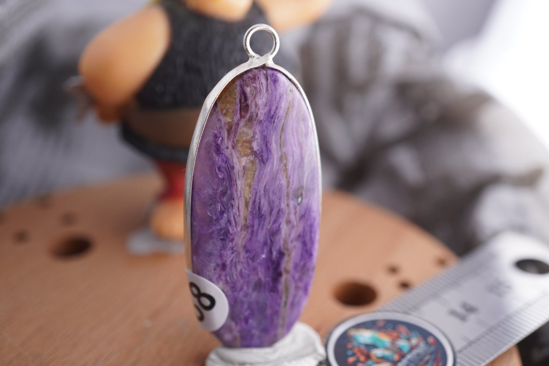 Mineralien & Heilsteine: Charoit      Anhänger   wow     Ab 1.-(1) – Neu und originalverpackt aus Eschenbach SG von topstone 2