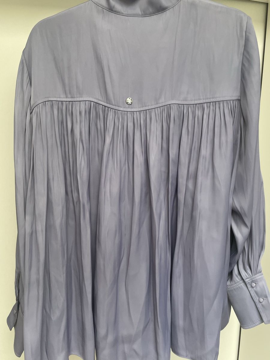 Marc Cain Blusen: Schluppenbluse Marc Cain Gr. 42 lila  – Neu (gemäss Beschreibung) aus Baar von mugi5813 4