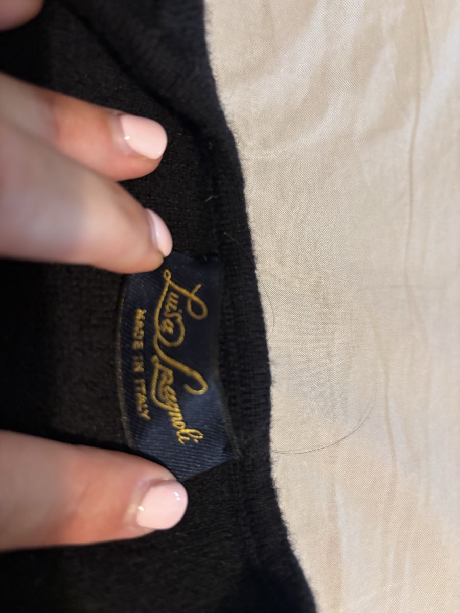 Maglioni & Felpe: Luisa Spagnoli Black Wool t shirt  – Nuovo (secondo la descrizione) da Zürich venduto da mat_58mf