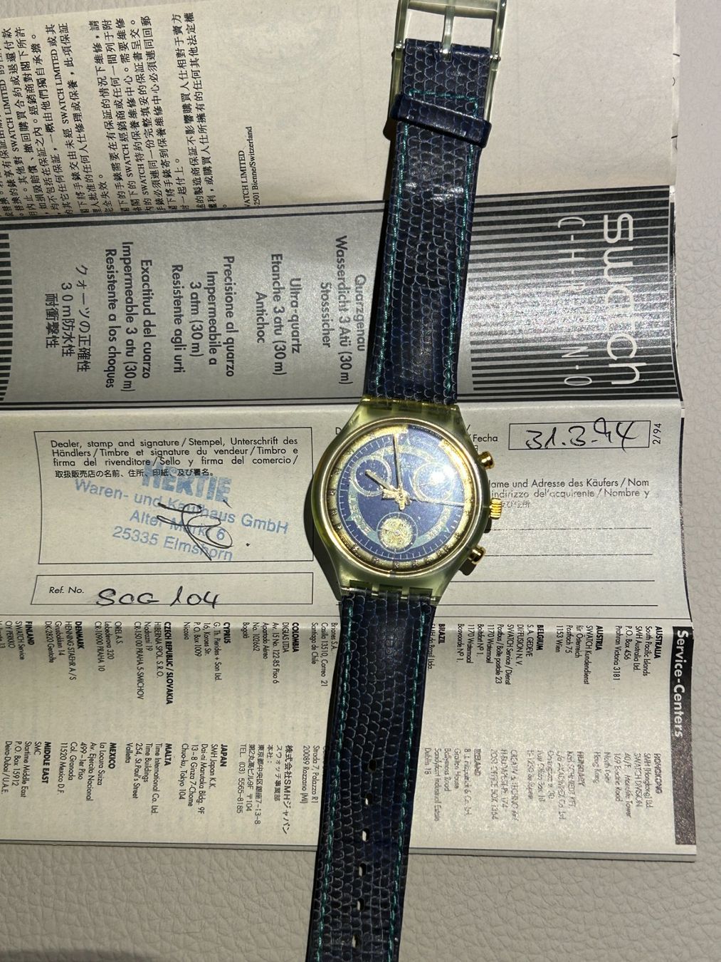 Swatch Uhren: Swatch Hitch Haker SCG104 Chrono Vintage – Neu (gemäss Beschreibung) aus Basel von arm_gf7p 3