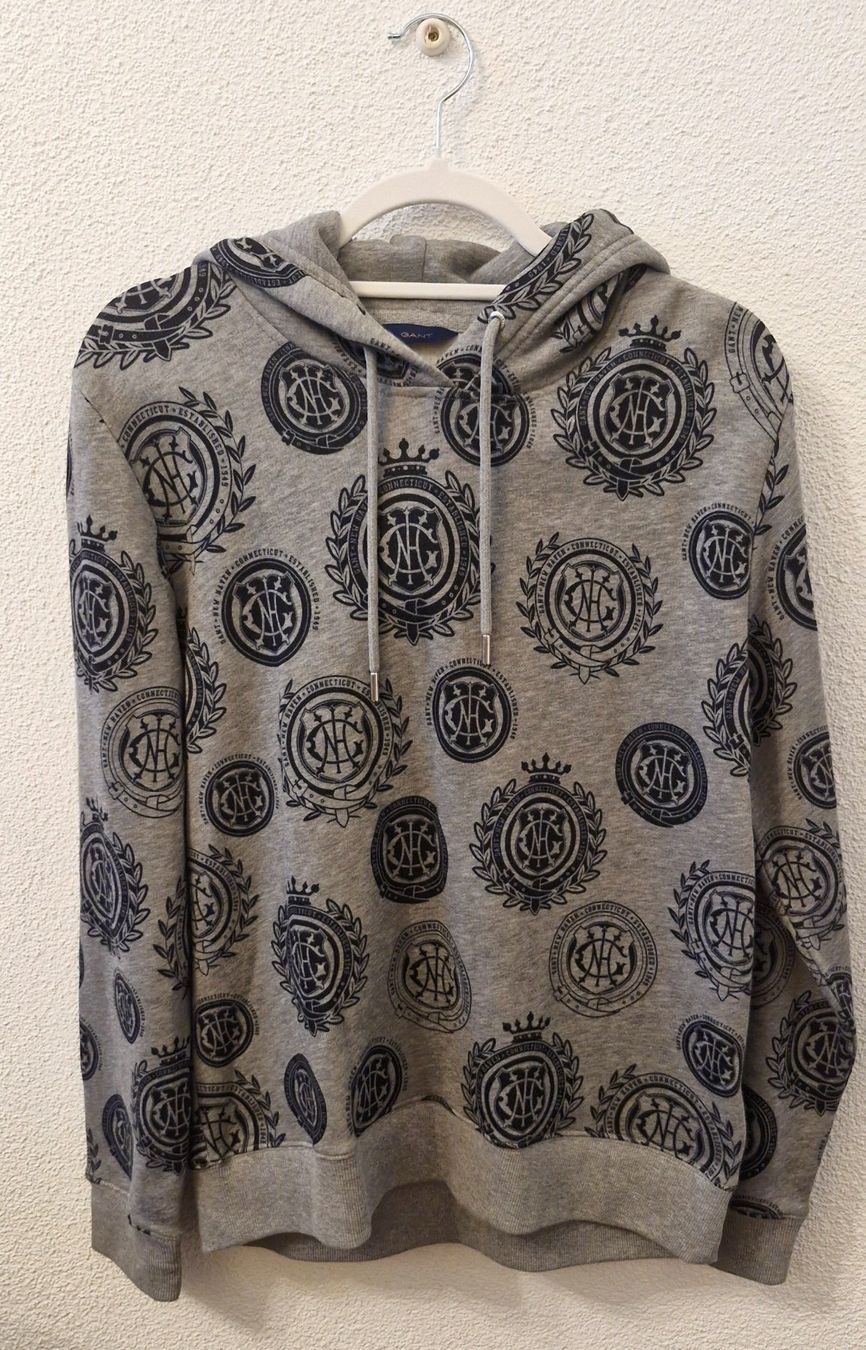 Gant Maglioni & Felpe: Kapuzenpullover Gant grau mit Muster Grösse M gebraucht – Nuovo (secondo la descrizione) da Baden venduto da liu_dx29