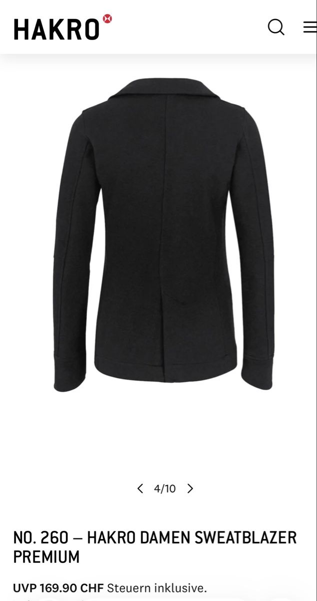 Giacche: Hakro Damen Sweatblazer Premium, Grösse M – Nuovo e nell'imballaggio originale da Altdorf UR venduto da Lilelo82 1