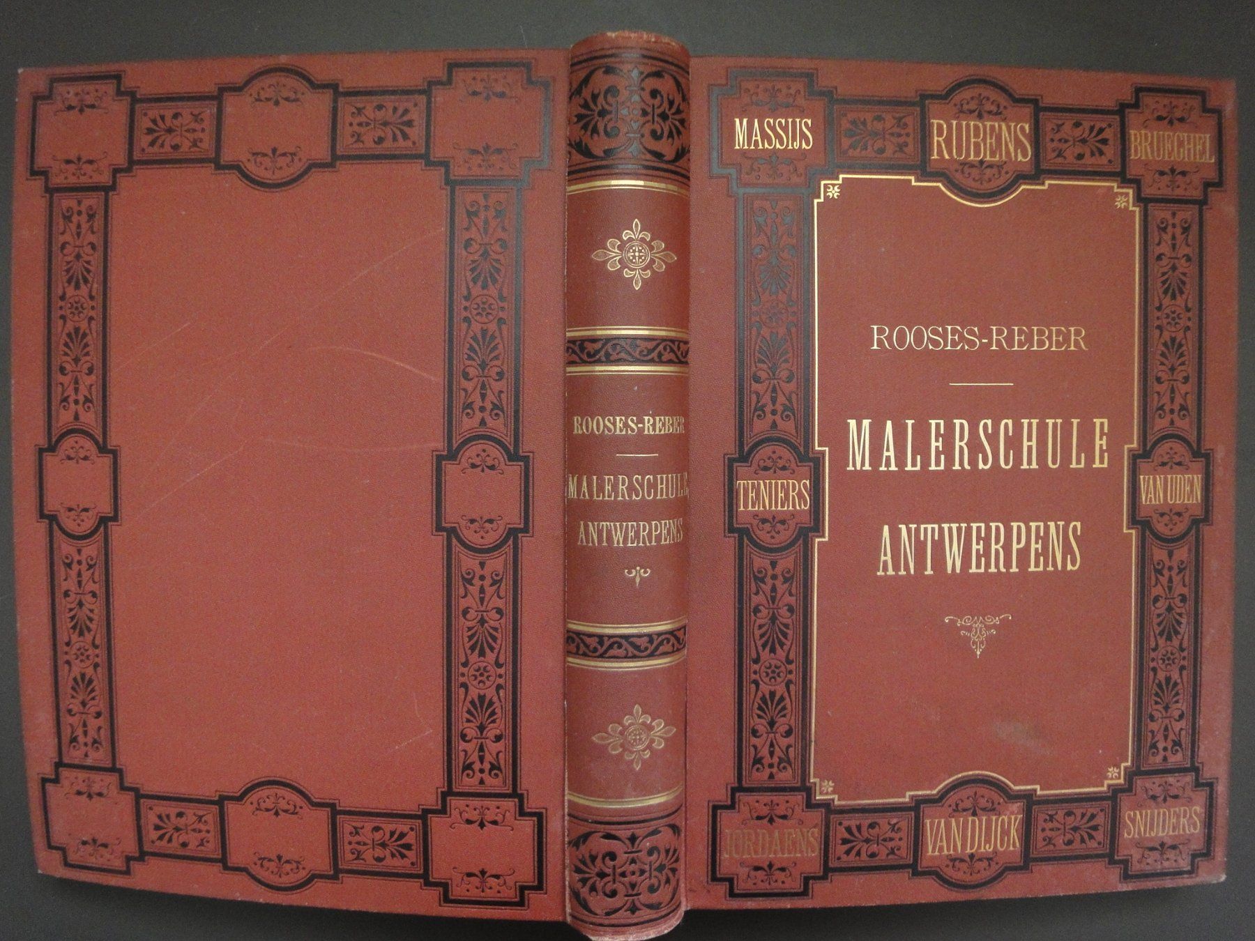 Libri: MALERSCHULE ANTWERPENS - P.P .Rubens von Max Rooses, 1881 – Usato da Biel/Bienne venduto da 07helios032 9