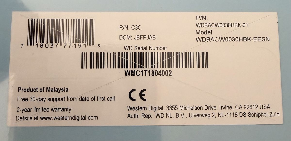 Western Digital Dischi rigidi: WD MyBook 3TB OVP – Nuovo e nell'imballaggio originale da Heerbrugg venduto da predch 1