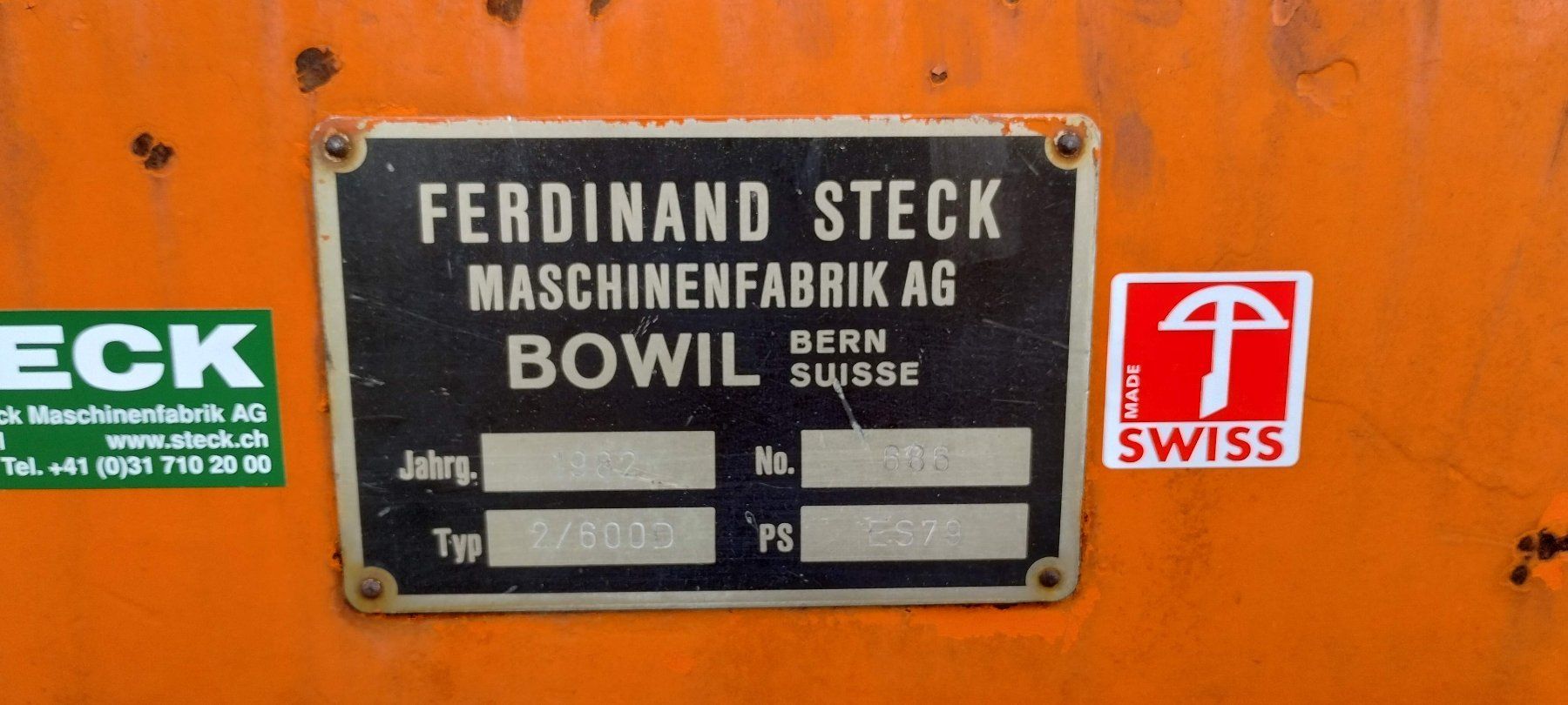 Toutes les machines: Asphalt Walze Steck 2/600, Vibrationswalze – D'occasion à Walterswil BE par stebo04 5