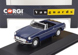 MG B Roadster MK II 1967-1969 RHD dunkelblau            1:43