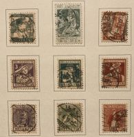 Pro Juventute 1913-1917 komplett gestempelt, SBK 331 Fr.
