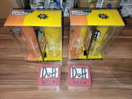 4 Duff Bier Gläser
