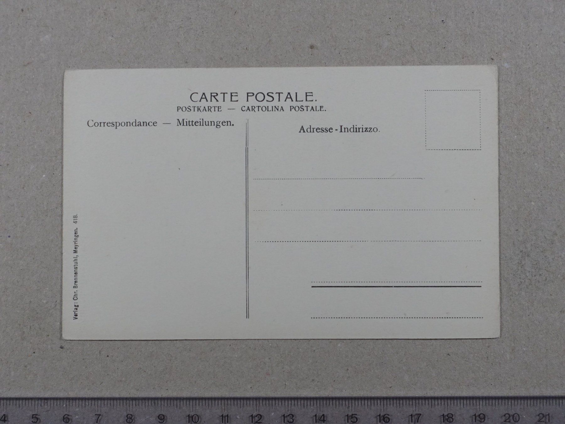 Cartoline postali: Meiringen, Aareschlucht – Usato da Lenzburg venduto da fh1 1
