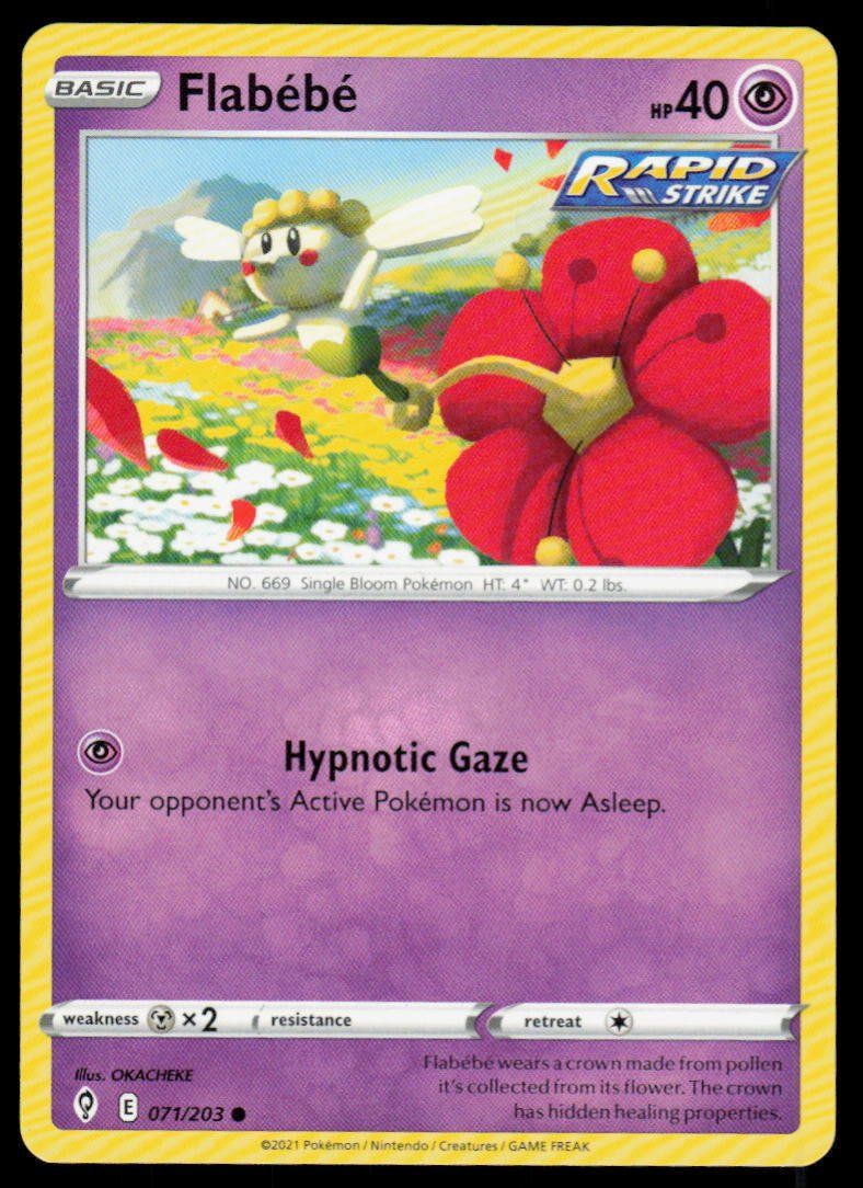 Pokémon Carte collezionabili: Pokemon Flabébé 071/203 – Usato da Herisau venduto da Pokemon2026