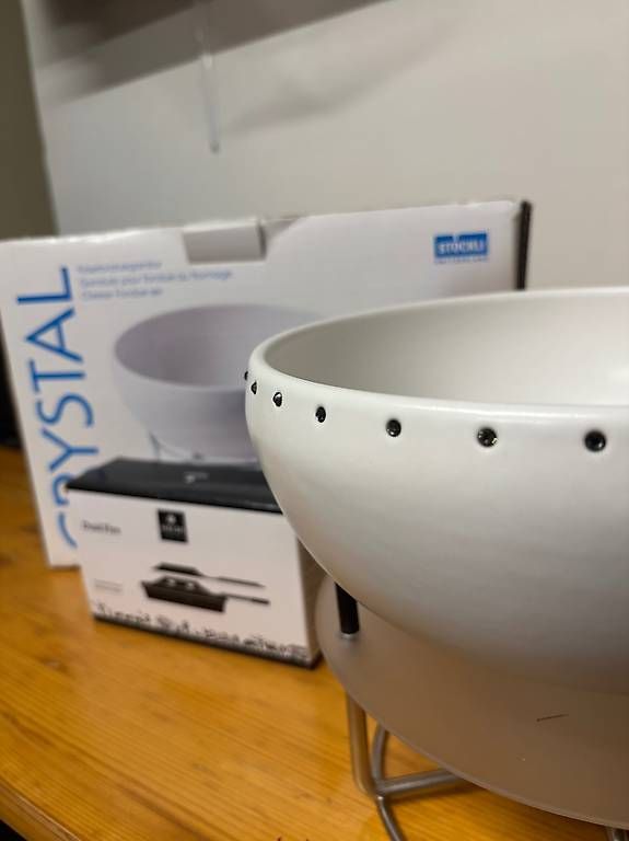 Stöckli Padelle: Caquelon fondue Stöckli Harmony cristal – Usato da Semsales venduto da dmi82 2