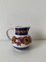 Dekorative Keramikkaraffe, handbemalt, Vintage Frühlingsdeko