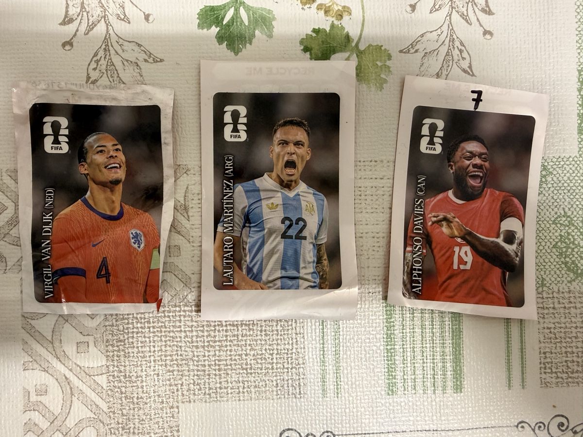 Fifa Carte collezionabili: FIFA Sticker Virgil Van Dijk Lautaro Martinez Alphonso Davie – Nuovo (secondo la descrizione) da arbon venduto da auri4