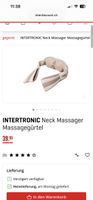 INTERTRONIC Neck Massager Massage Belt Beige
