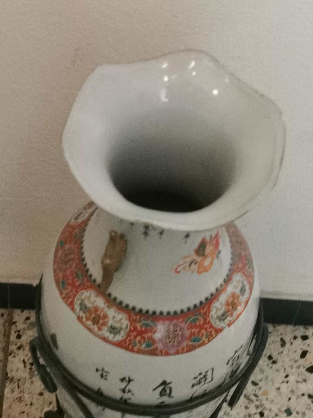 Vasi & Recipienti: Chinesische PozelanBodenvase mit Ständer – Usato da Mellingen venduto da fra_g7y8 4