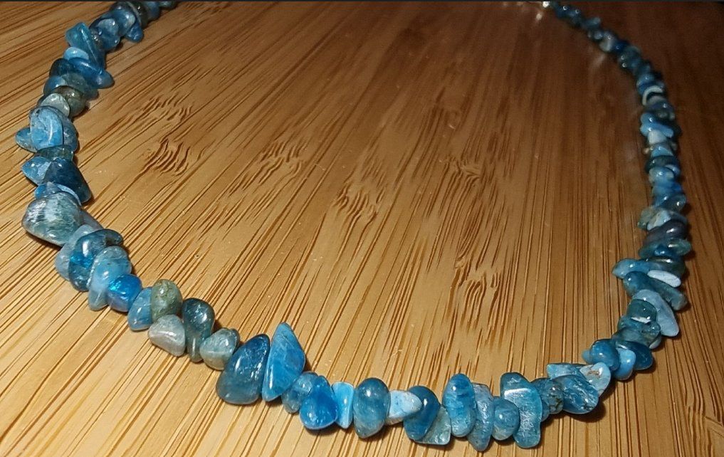 Catenine: Halskette Apatit Splitter 50,5cm – Nuovo e nell'imballaggio originale da Zetzwil venduto da Sonneblueme987