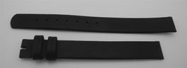 12 mm Leder Uhrenarmband schwarz, Nr. 55a