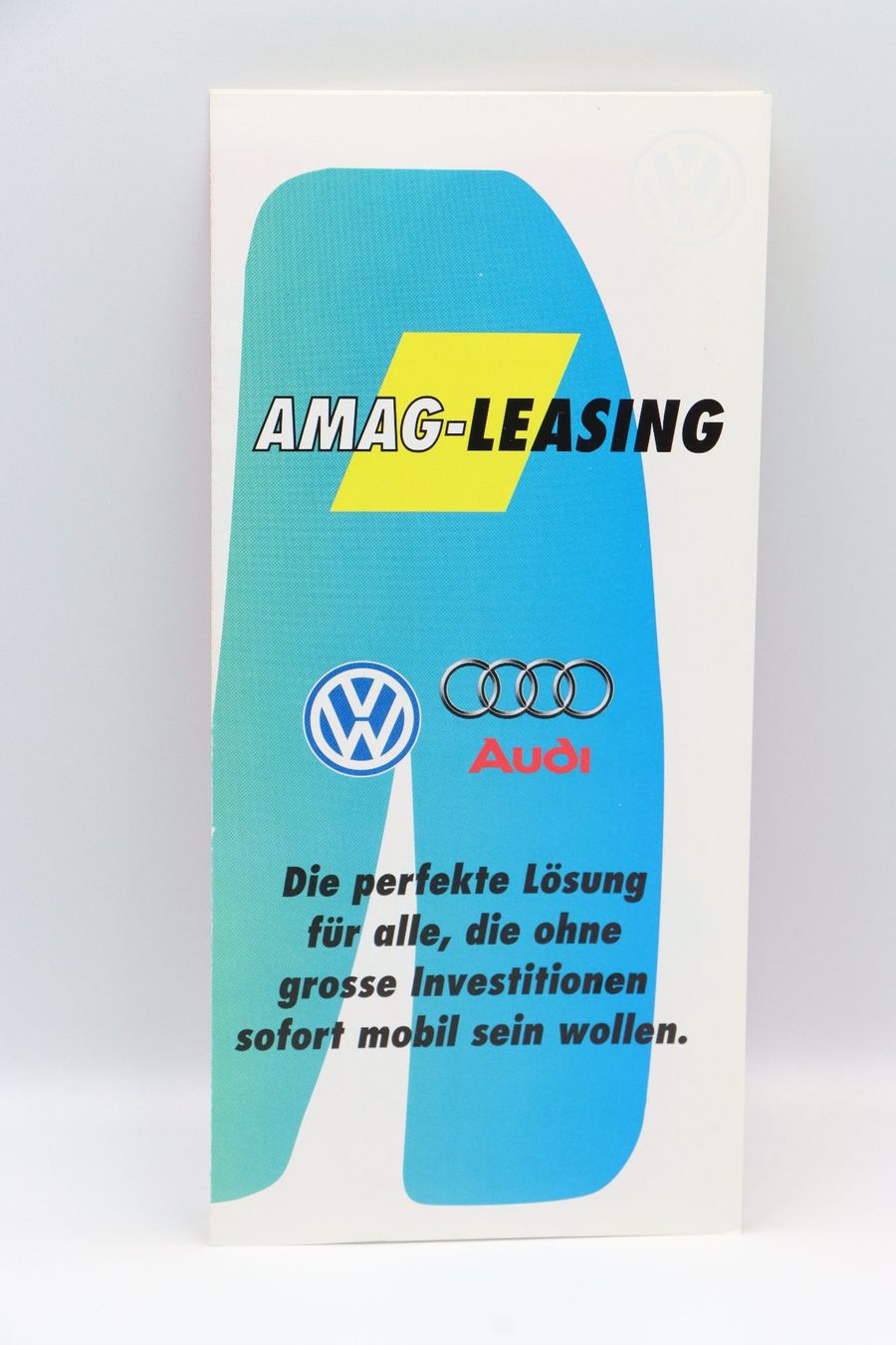 Audi Documents: AMAG VW Audi Leasing Programm 1995 Prospekt – D'occasion à Bühl b.Aarberg par Collectorpassions