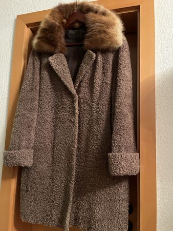 Speziell PesischMantel,Nerzkrage VonNichtraucher, gr 42 Top