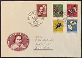 FDC Pro Juventute 1956 illustriert, SBK 50 Fr.