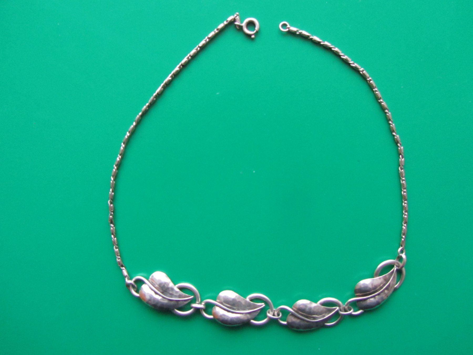 Catenine: Jugendstil Collier-Hanau um 1910-Silber – Usato da Luzern venduto da Lucernauno