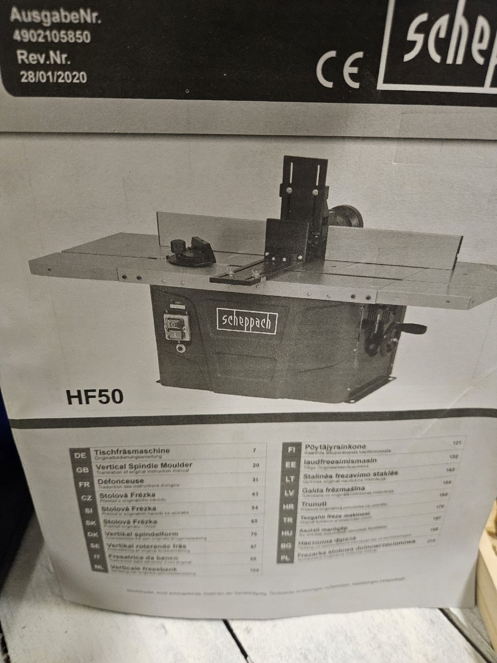 Scheppach Toutes les machines: Scheppach Tischfräsmaschiene – D'occasion à Herznach par and_f5zl 3