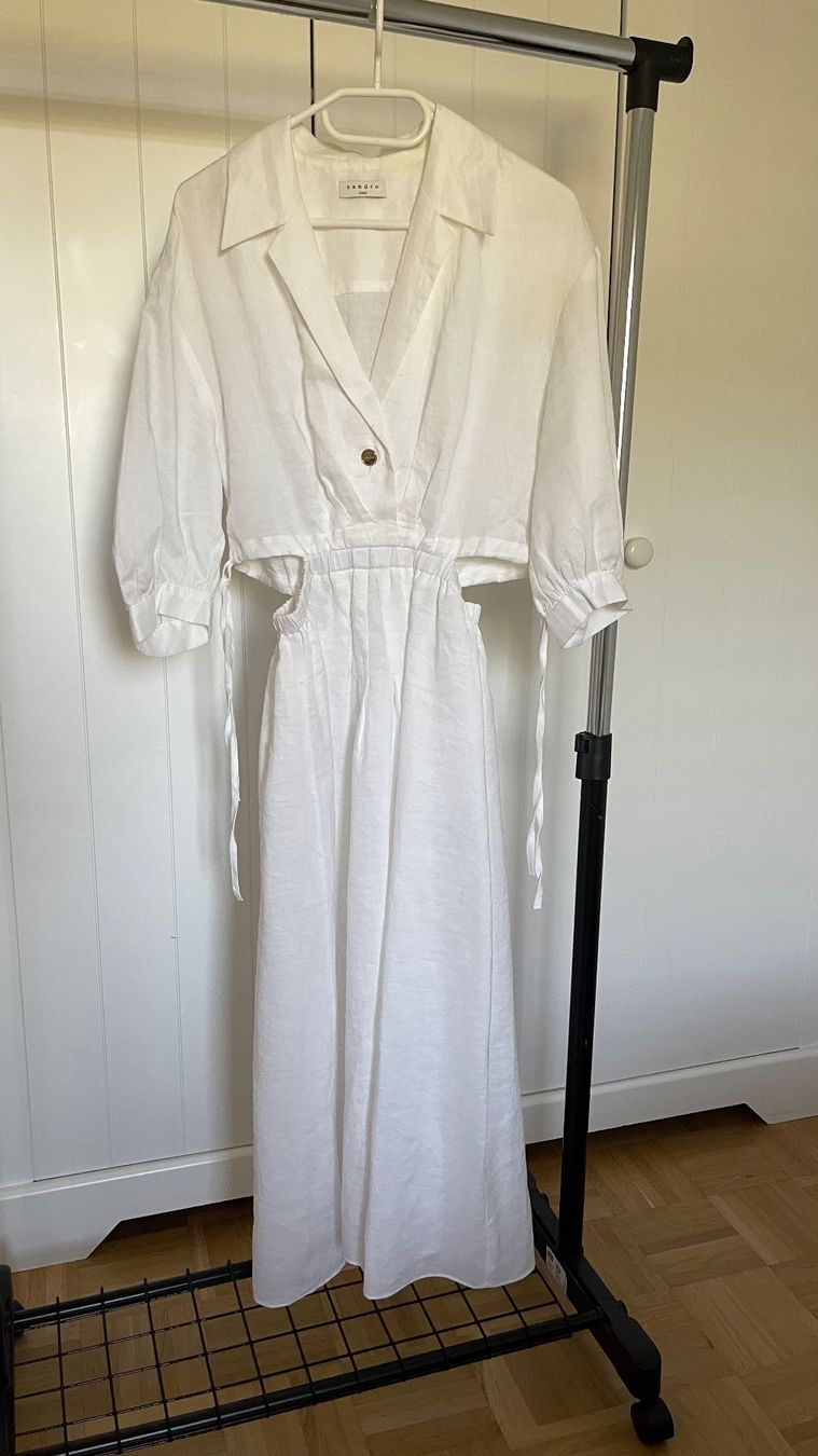 Sandro Vestiti: Sandro Kleid, weiss, Gr. 36 Neus! – Nuovo (secondo la descrizione) da Schaffhausen venduto da Mea_85 5