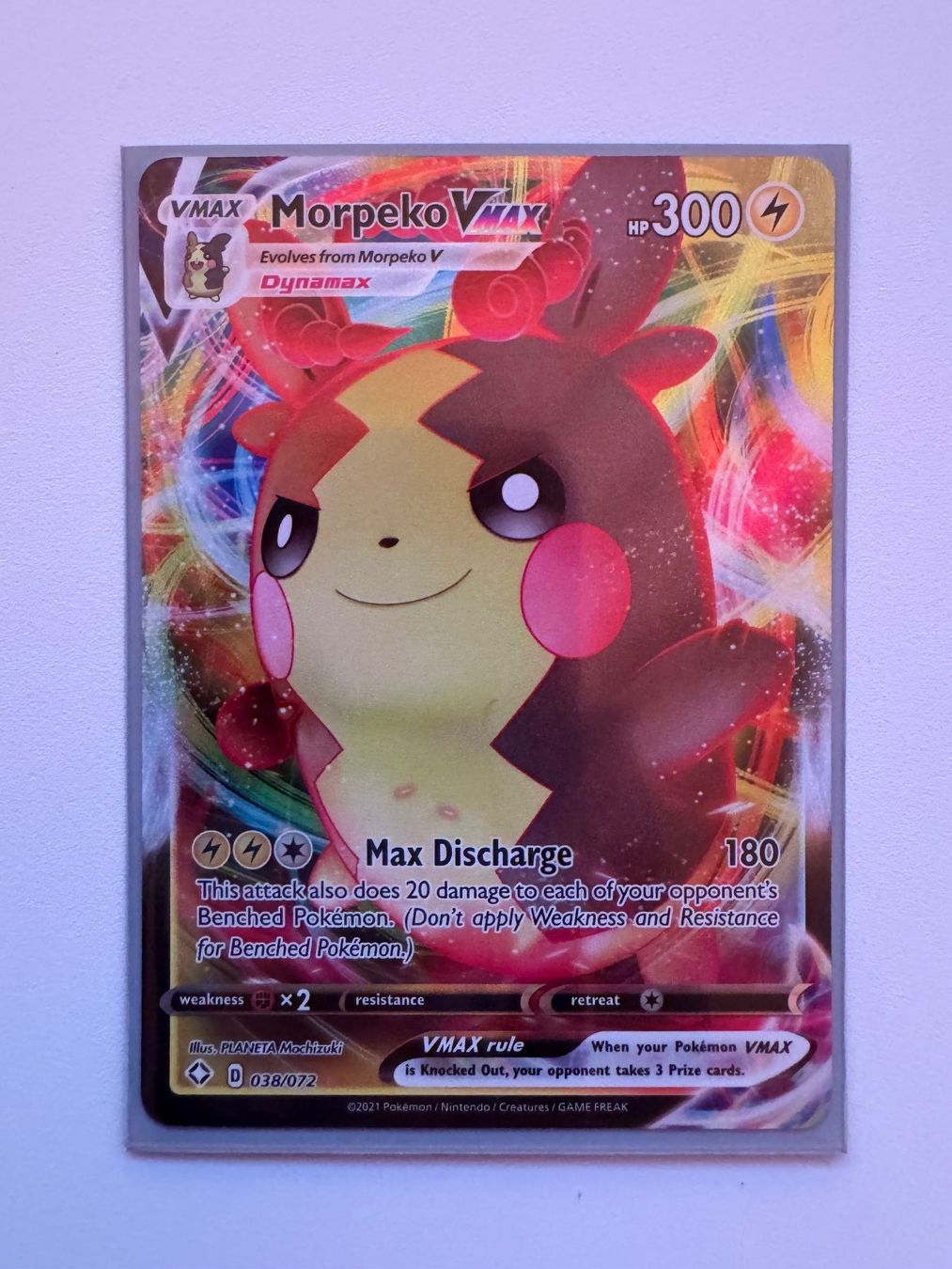 Pokémon Carte collezionabili: Morpeko VMAX Pokemon SHF  038/072 – Nuovo (secondo la descrizione) da Winterthur venduto da hershanking