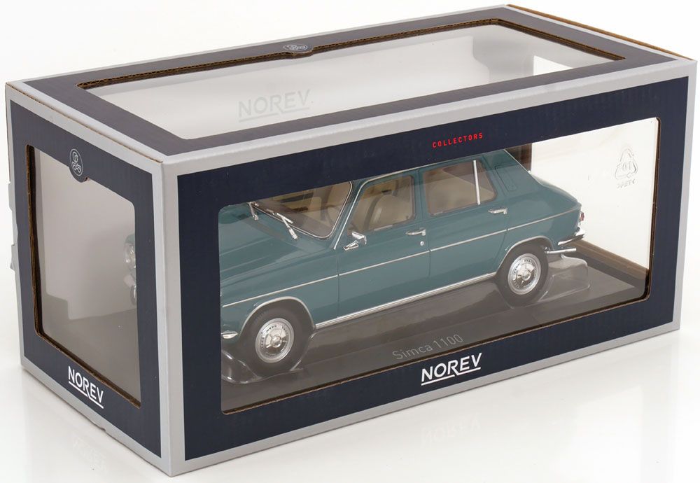 Simca Modellini d'auto: SIMCA 1100 GLS 1968 GRÜN 1:18 NOREV – Nuovo e nell'imballaggio originale da Suhr venduto da Moebelsiralfred 2