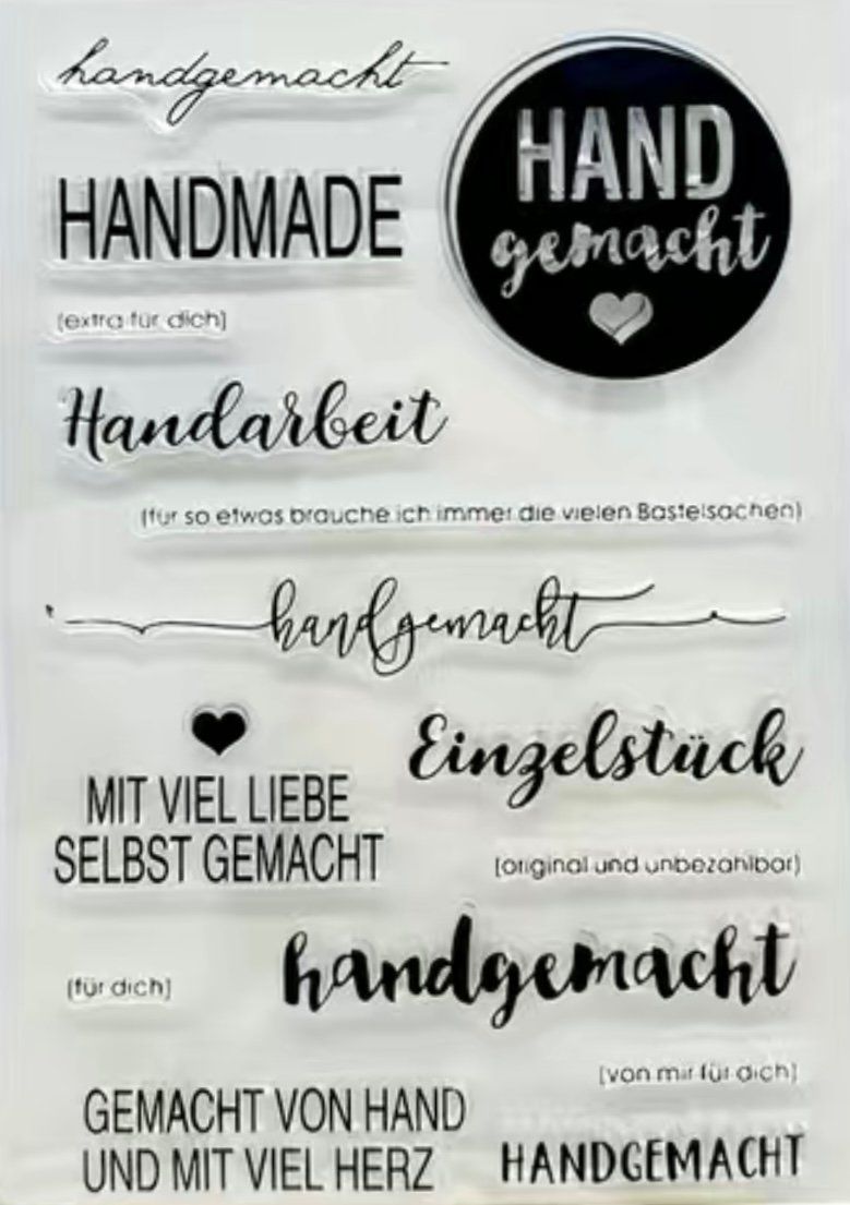 Timbri: Silikonstempel handgemacht – Nuovo e nell'imballaggio originale da Kaltbrunn venduto da schere-stein-papier