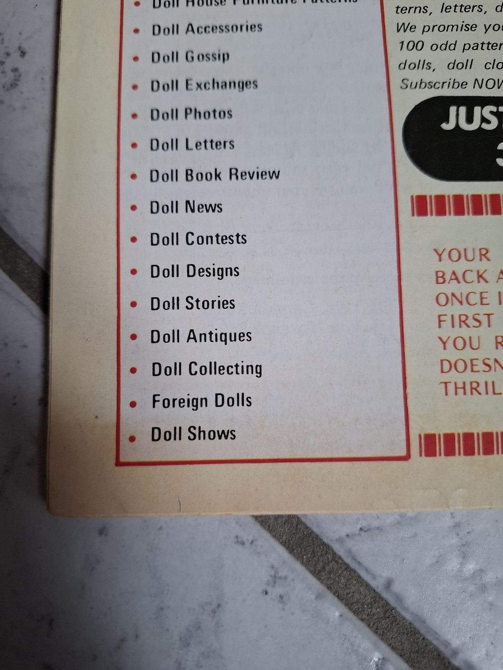 Riviste & Magazine: Vintage Doll World Heft Juni 1981 – Usato da Rafz venduto da Isidorro1 5