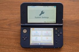New 3DS XL Dual ips Metallic Blue + 4 jeux