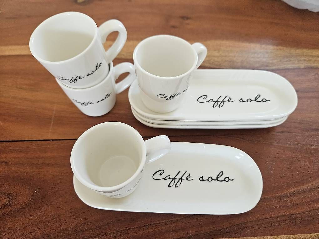 Set di piatti: Riviera Maison Espresso Tassen – Usato da Dornach venduto da Flowerj