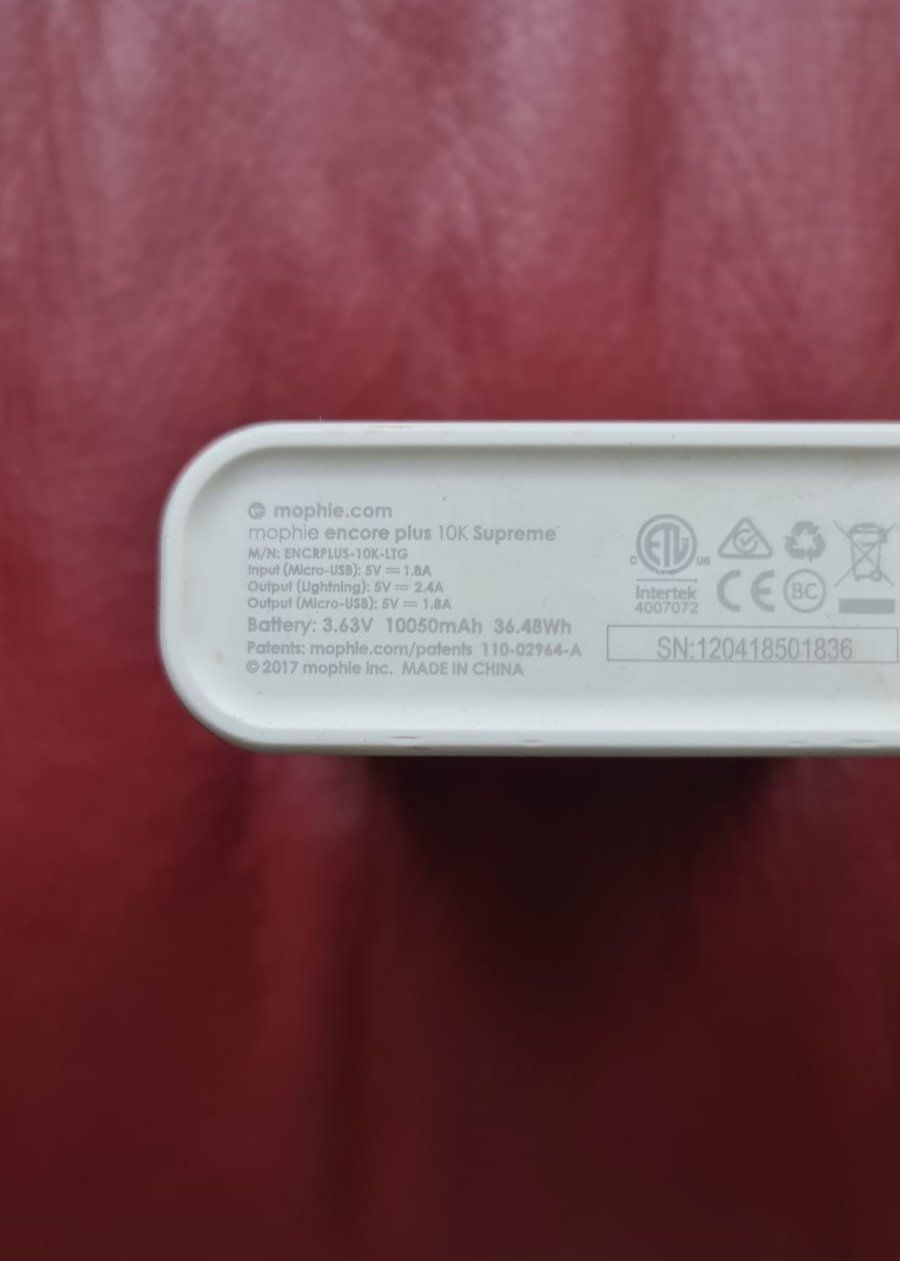 Mophie Ladegeräte: Supreme Mophie Encore Plus 10k Powerbank – Defekt aus zürich von R-N-J 4