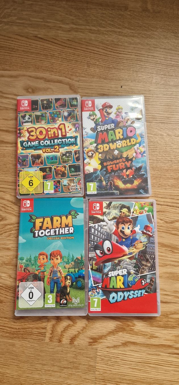Nintendo Konsolen: Nintendo Switch Zubehör und Spiele Konsole Bundle – Neu (gemäss Beschreibung) aus Steinhausen von NaDaLe17 3