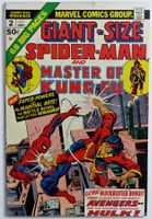 SPIDER-MAN GIANT SIZE #2 🔑 KEY ISSUE MASTER OF KUNG FU 1974