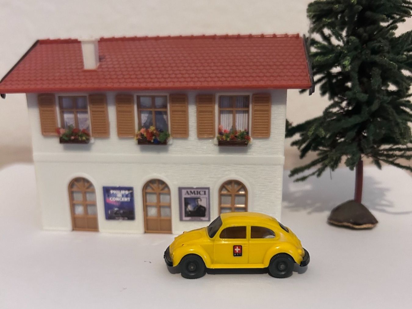 Wiking Modellini d'auto: Wiking VW1300 Käfer Ptt Post Schweiz – Usato da Goldach venduto da Manyro55