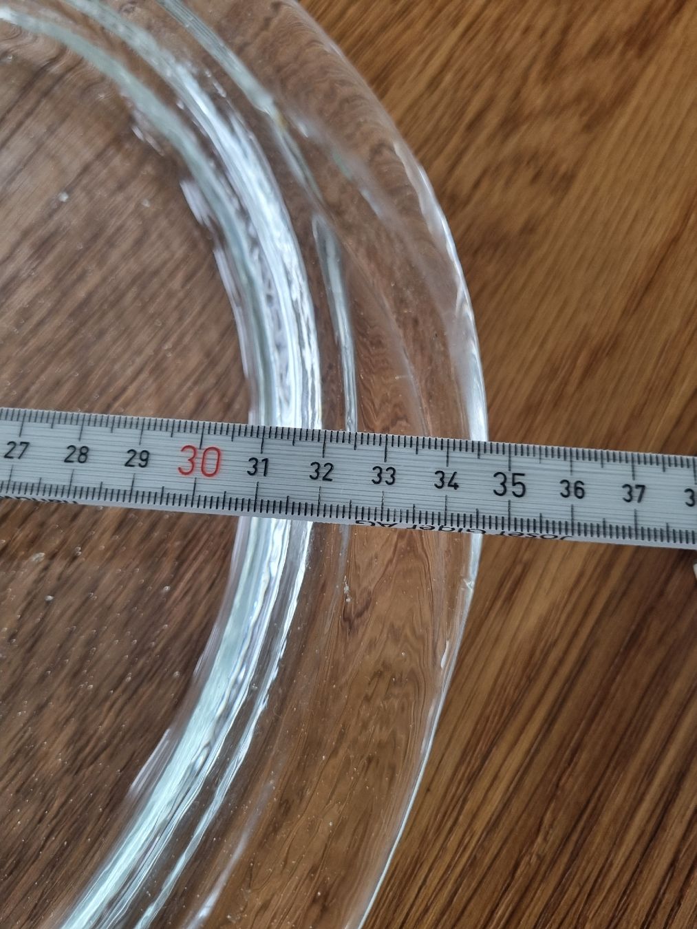 Glasi Hergiswil Plateaux: Hergiswil Glas, Platte mit Rand 35cm – D'occasion à Eschenbach SG par Ma69st 1